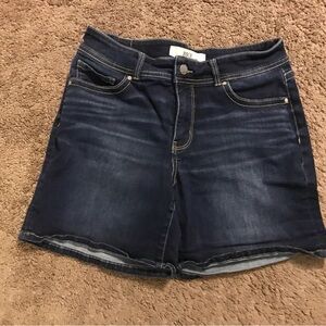 29 BKE Midrise Dark Wash Gabby Style Shorts